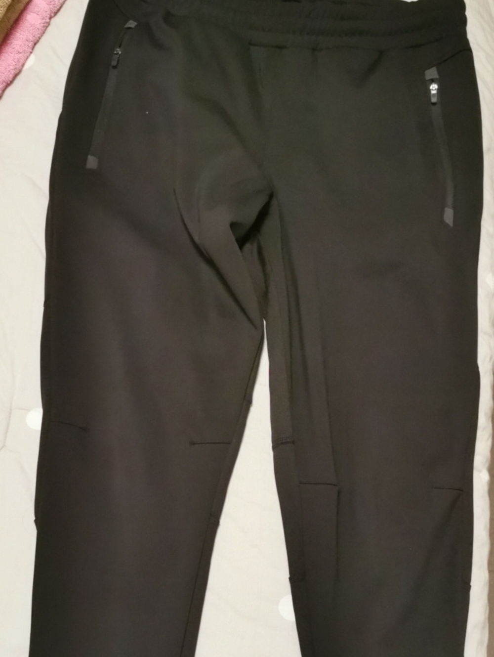 MPG Men's Black Thermal Jogger Pants With Fleece Lining